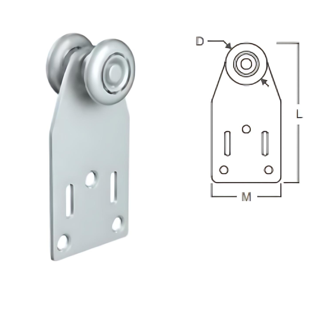 Carrucola 2 cuscinetti
